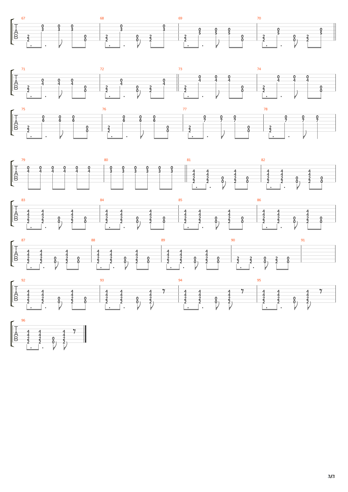 The Messenger吉他谱