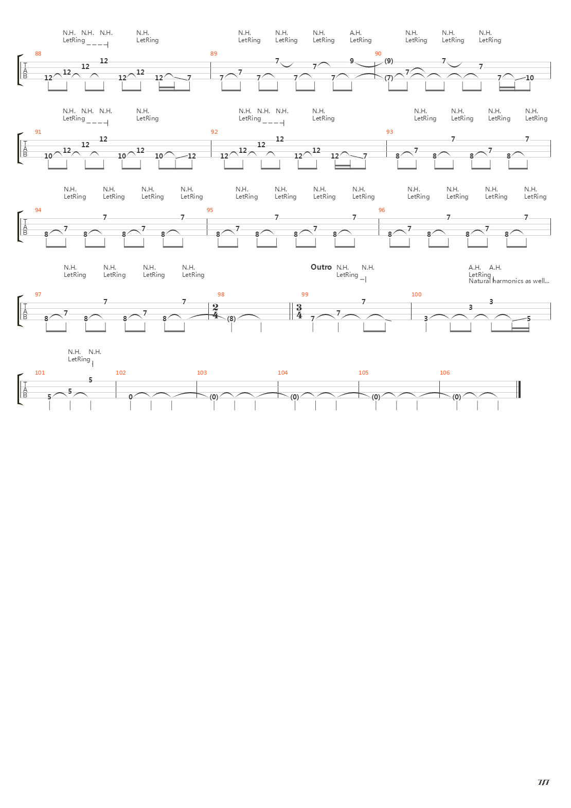 Intension吉他谱