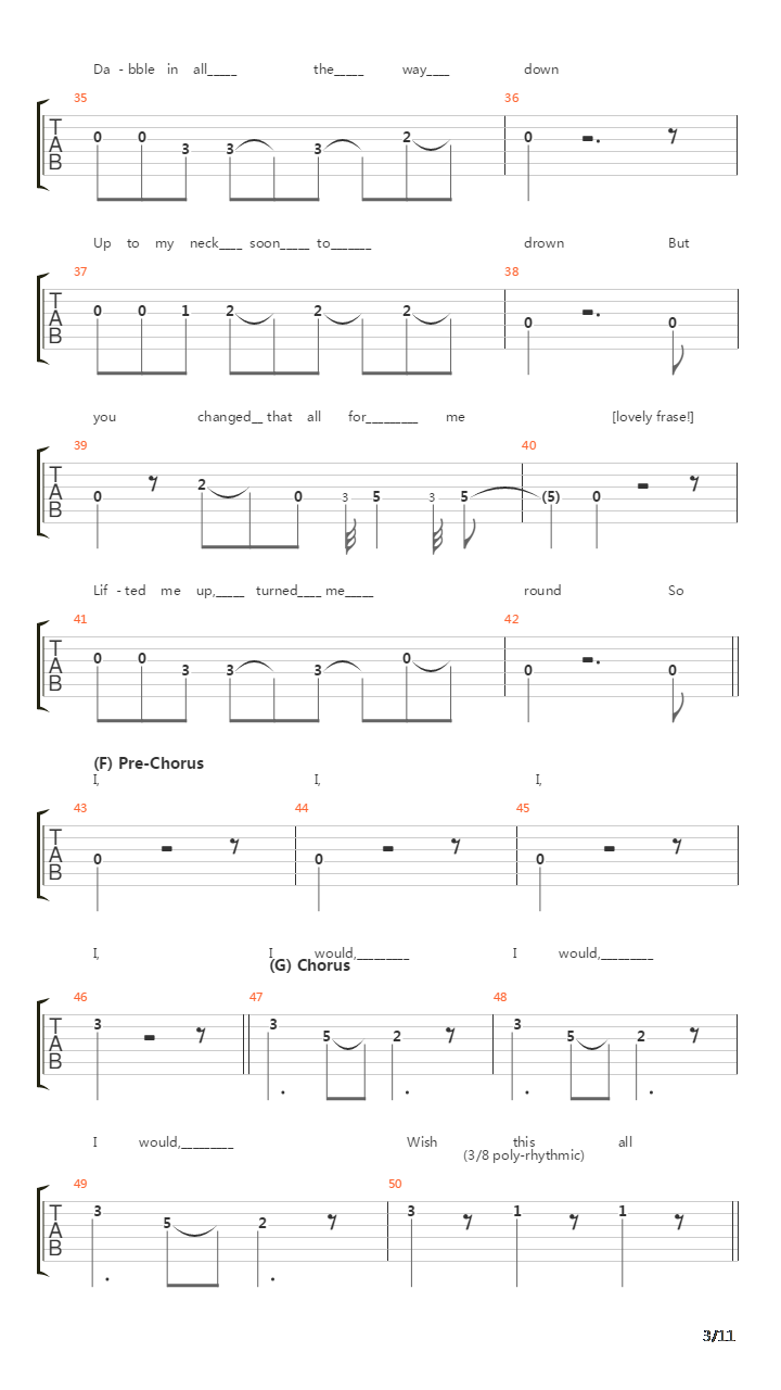 Jambi吉他谱