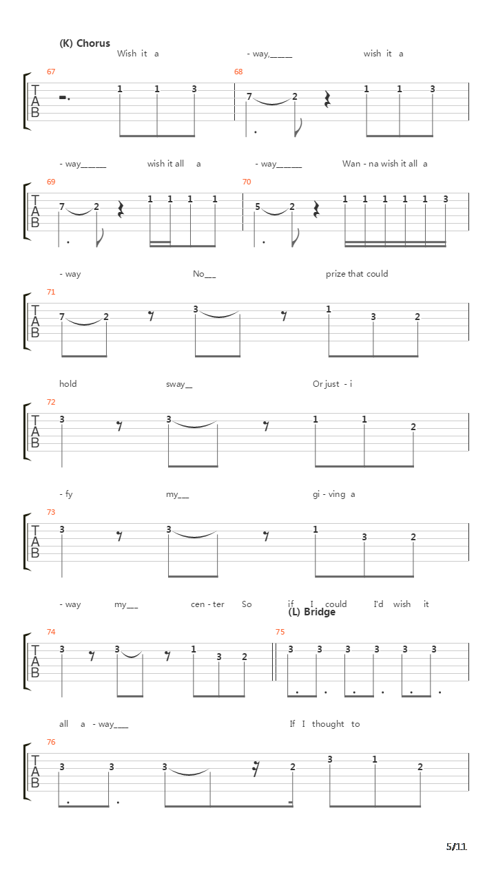 Jambi吉他谱