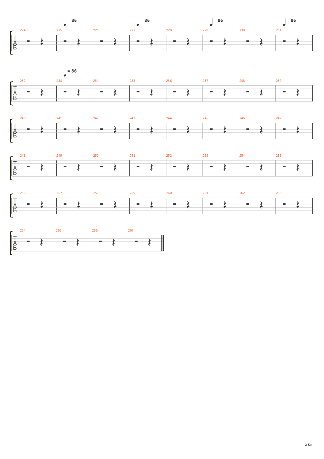 Lateralus吉他谱