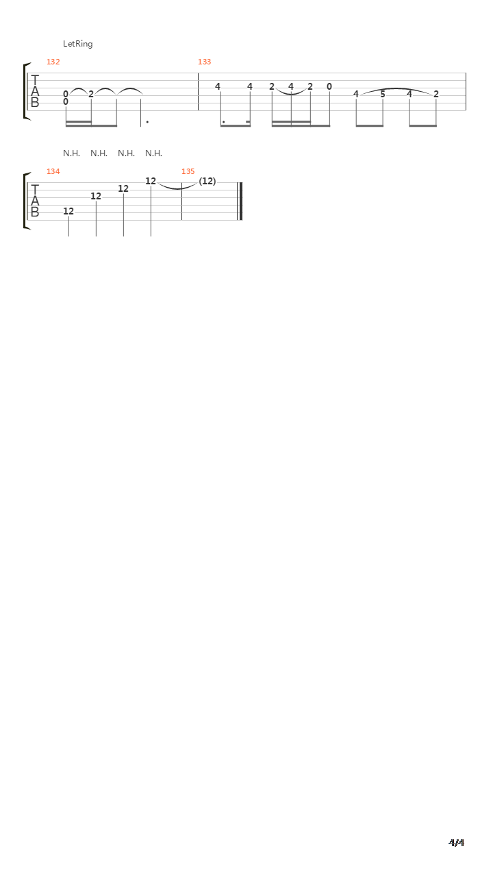 Parabol And Parabola吉他谱