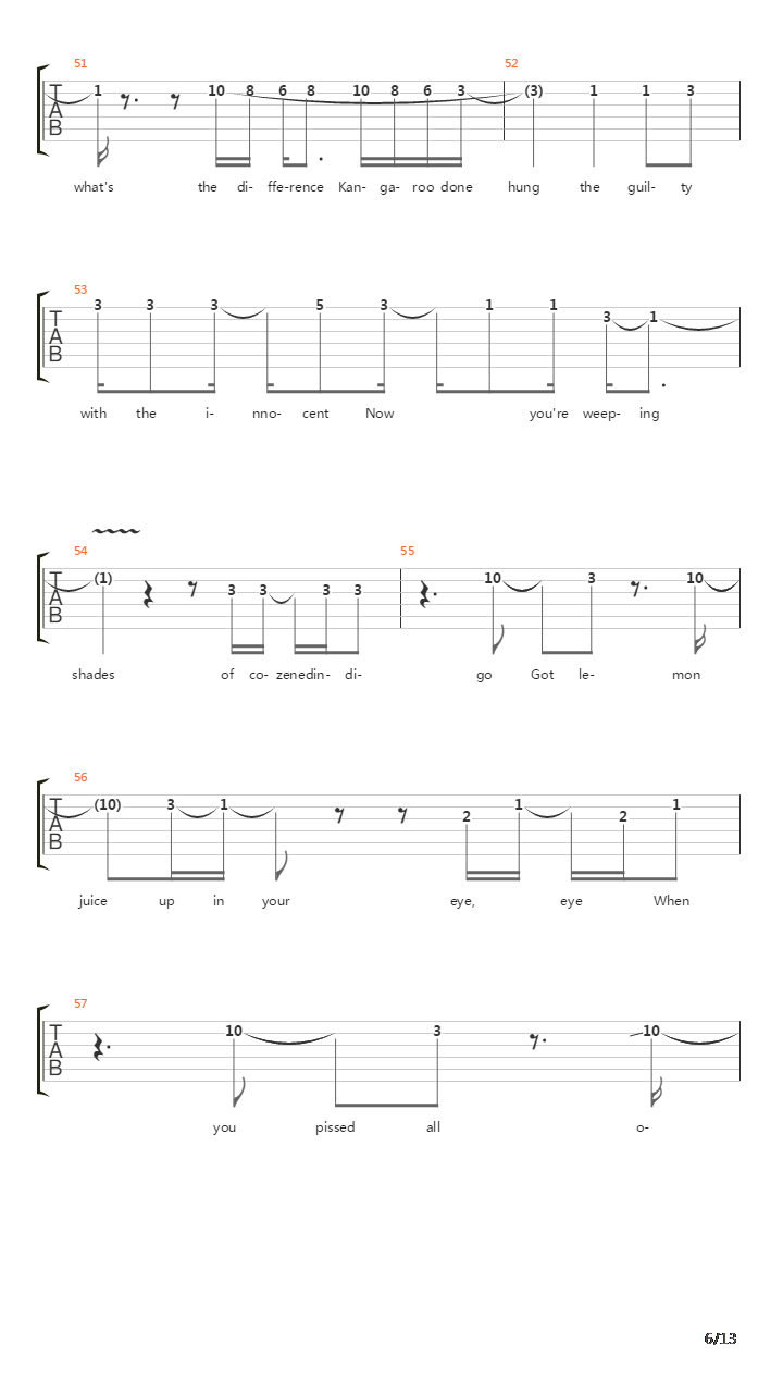 Pot吉他谱