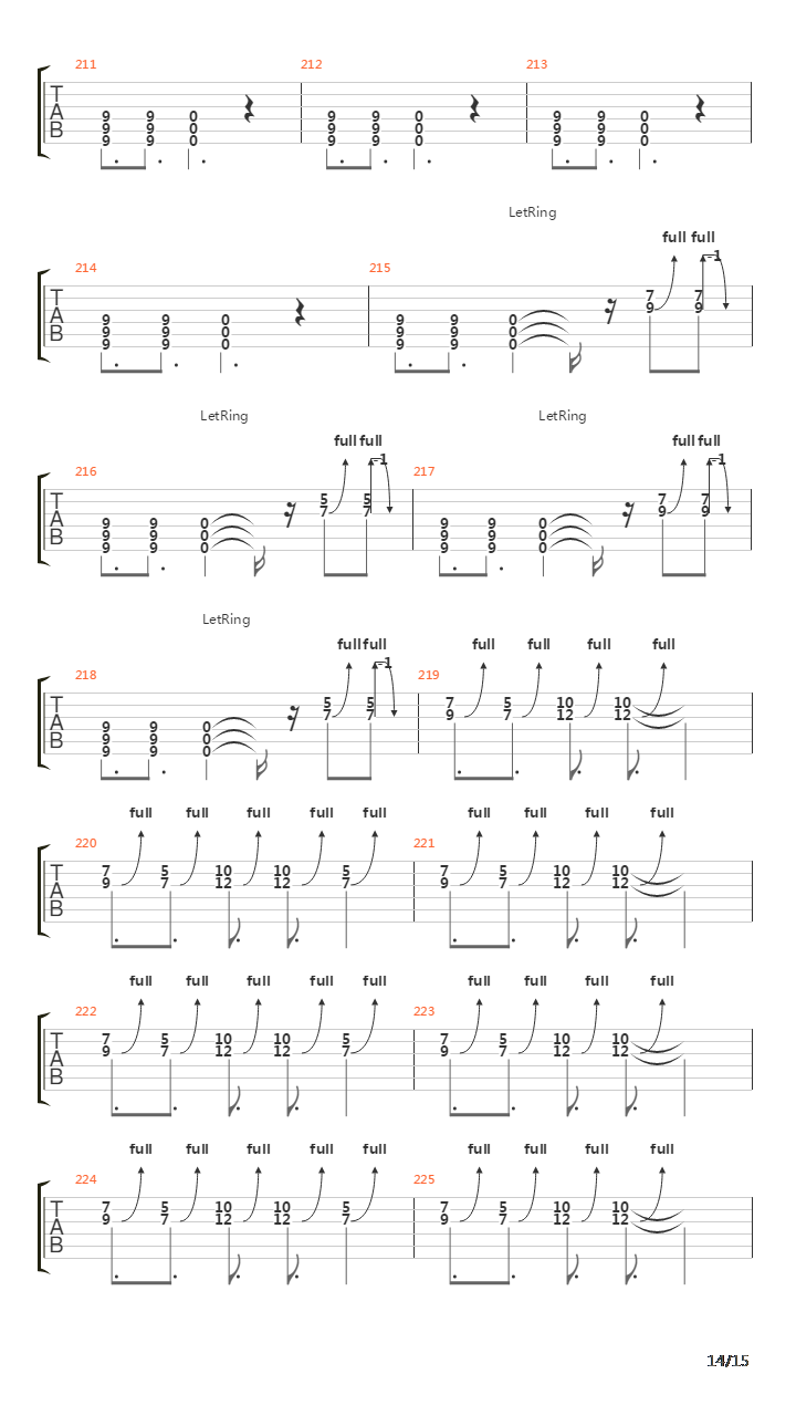 Reflection吉他谱