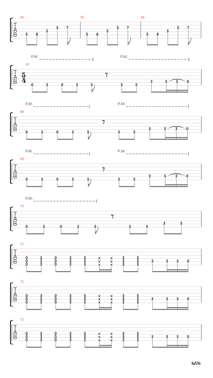 Rosetta Stoned吉他谱