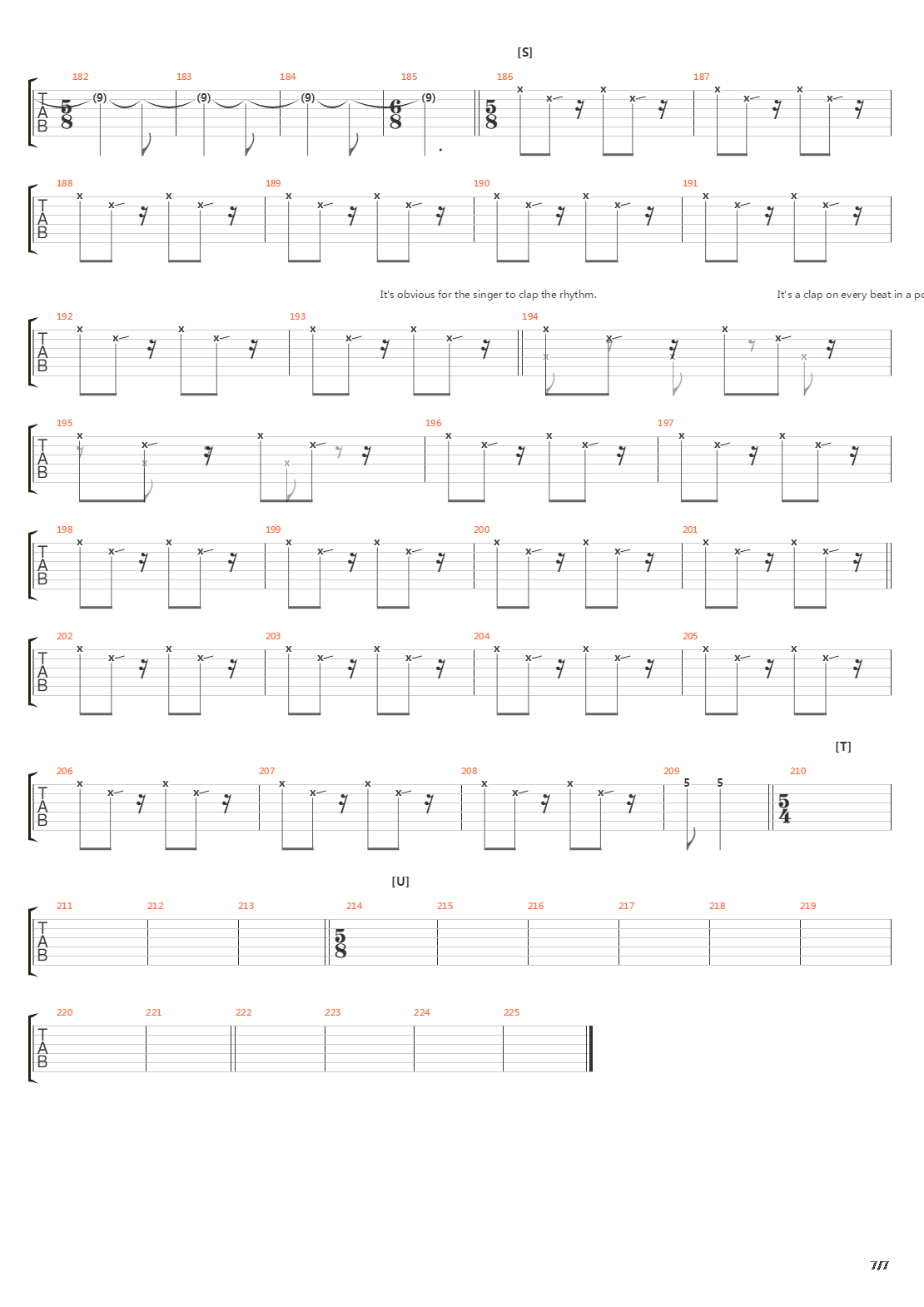 The Grudge吉他谱