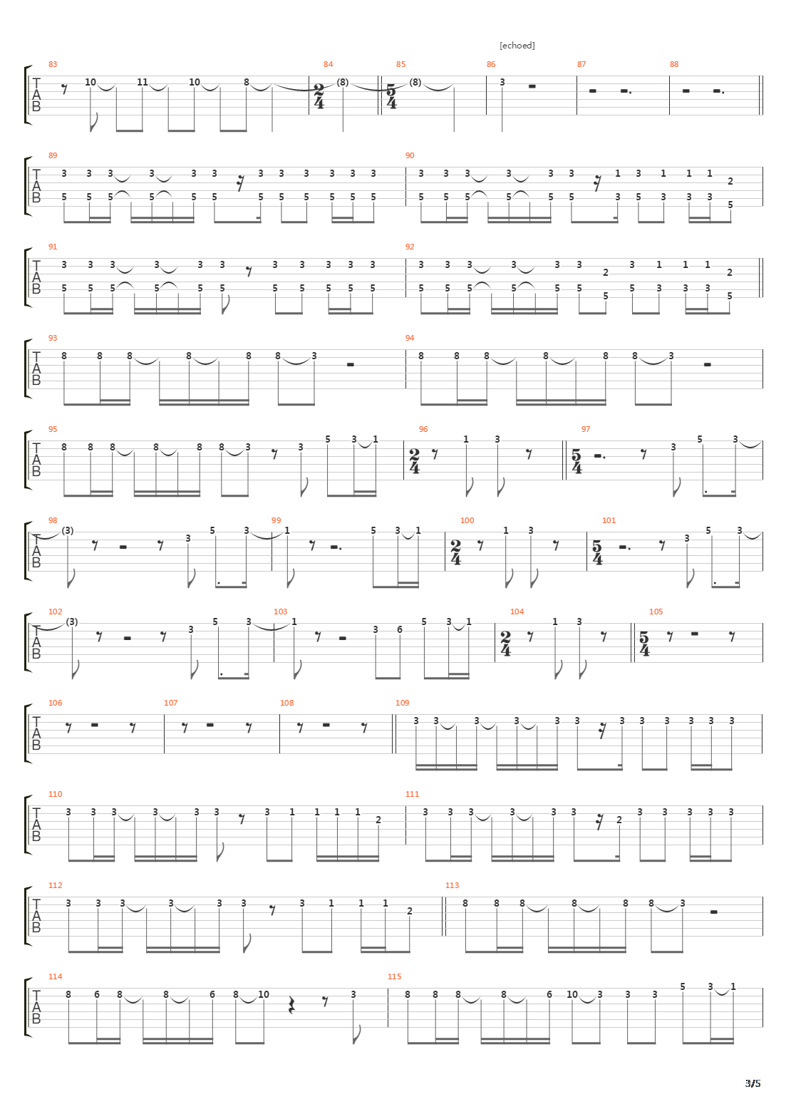 The Grudge吉他谱