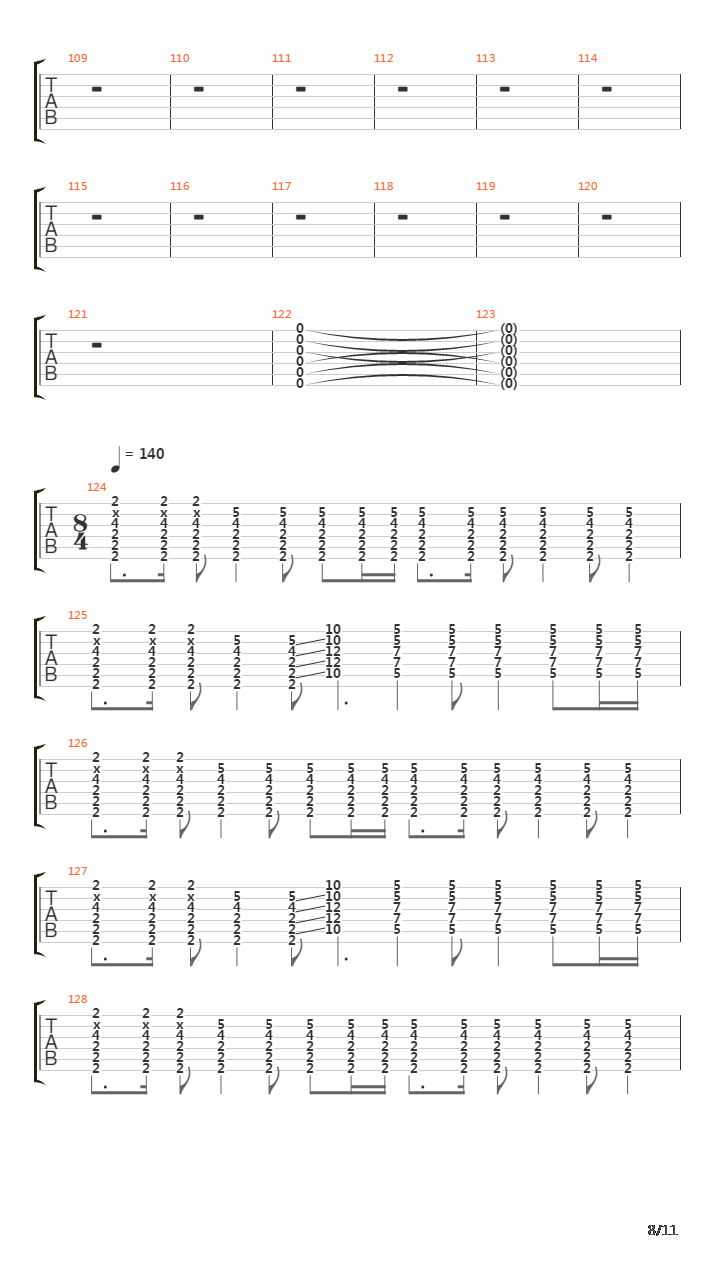 Ticks And Leaches吉他谱