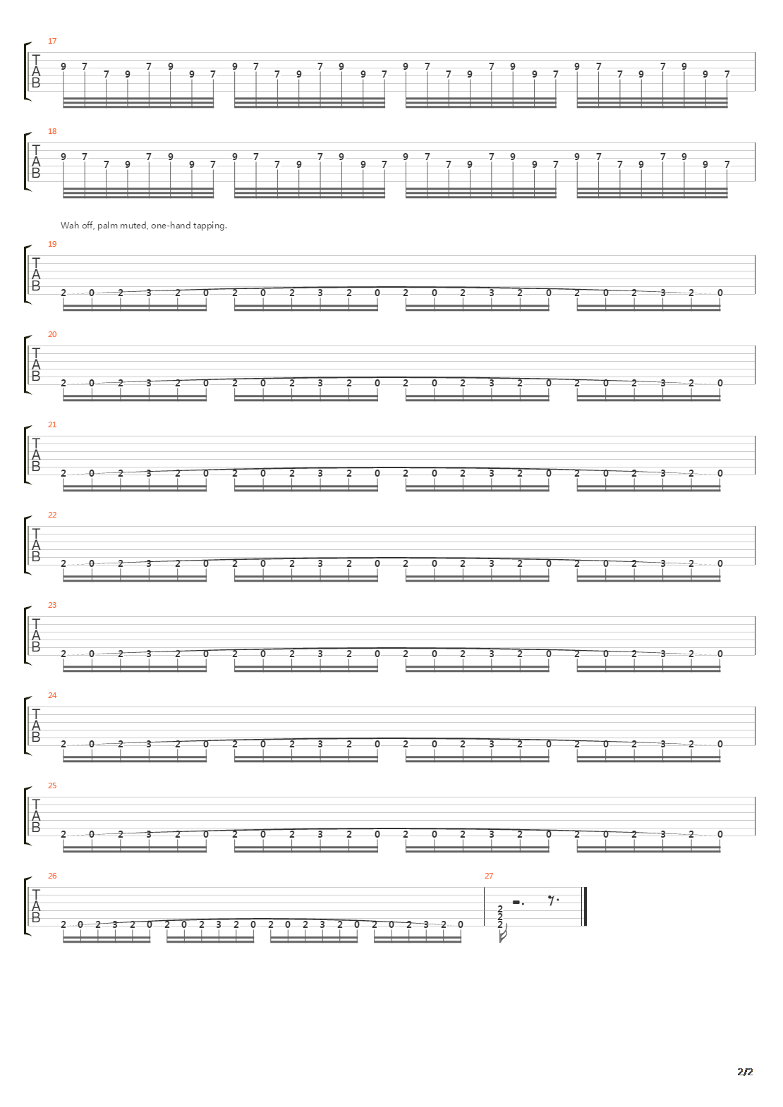 Triad吉他谱