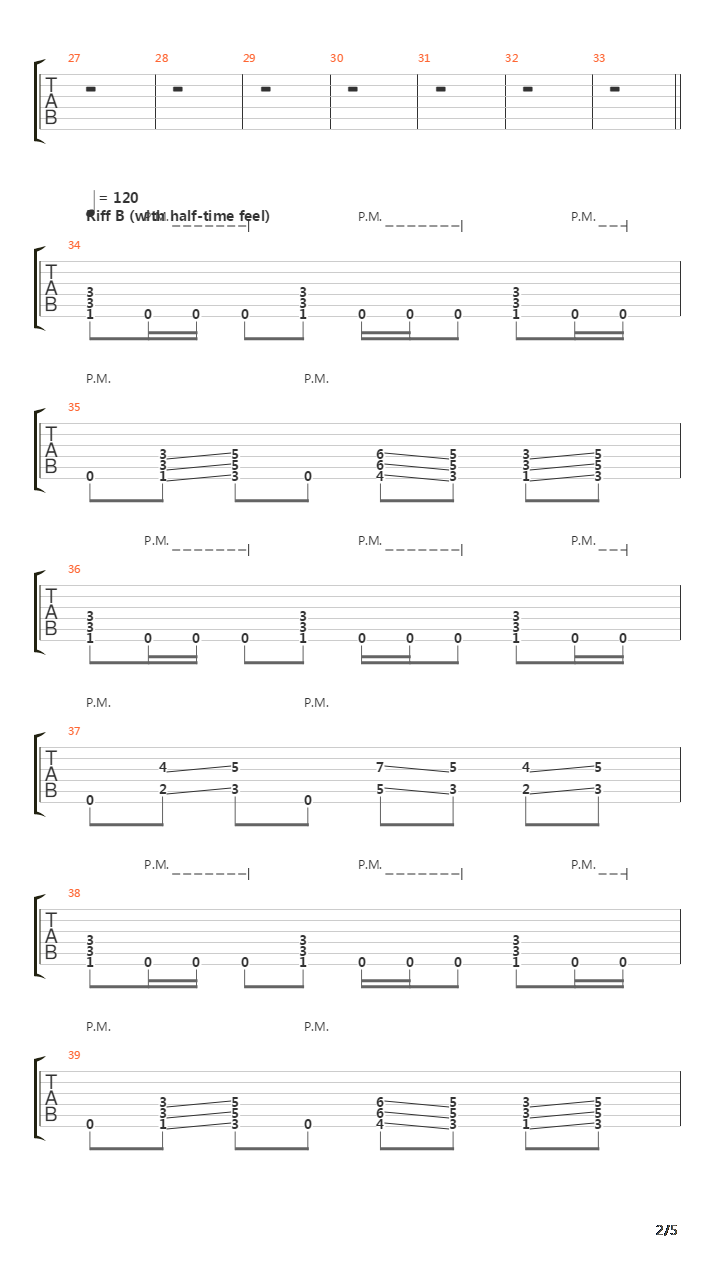 The Passing吉他谱