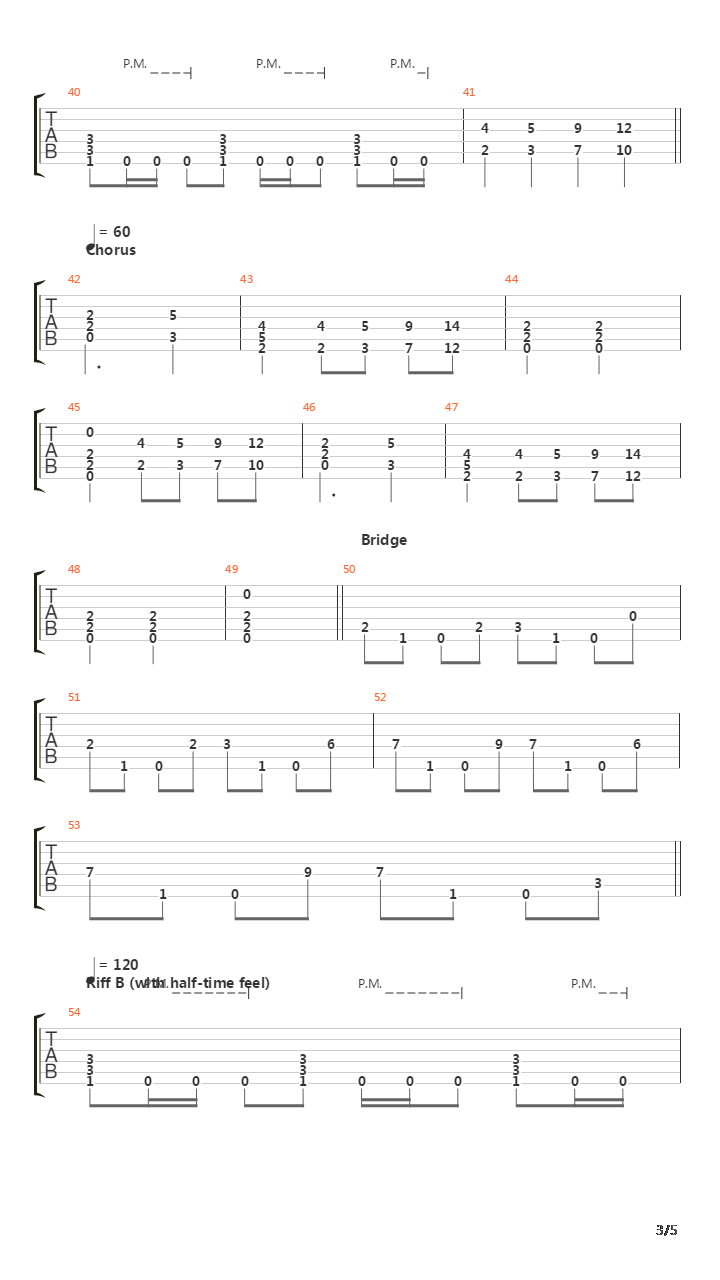 The Passing吉他谱