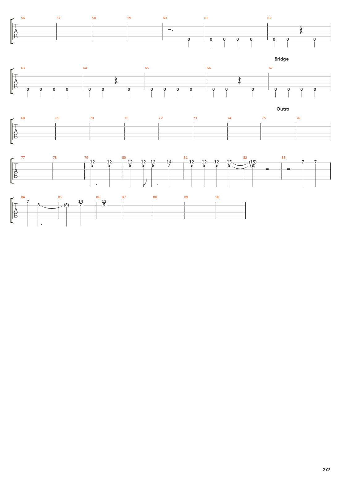 Een Stemme Locker吉他谱