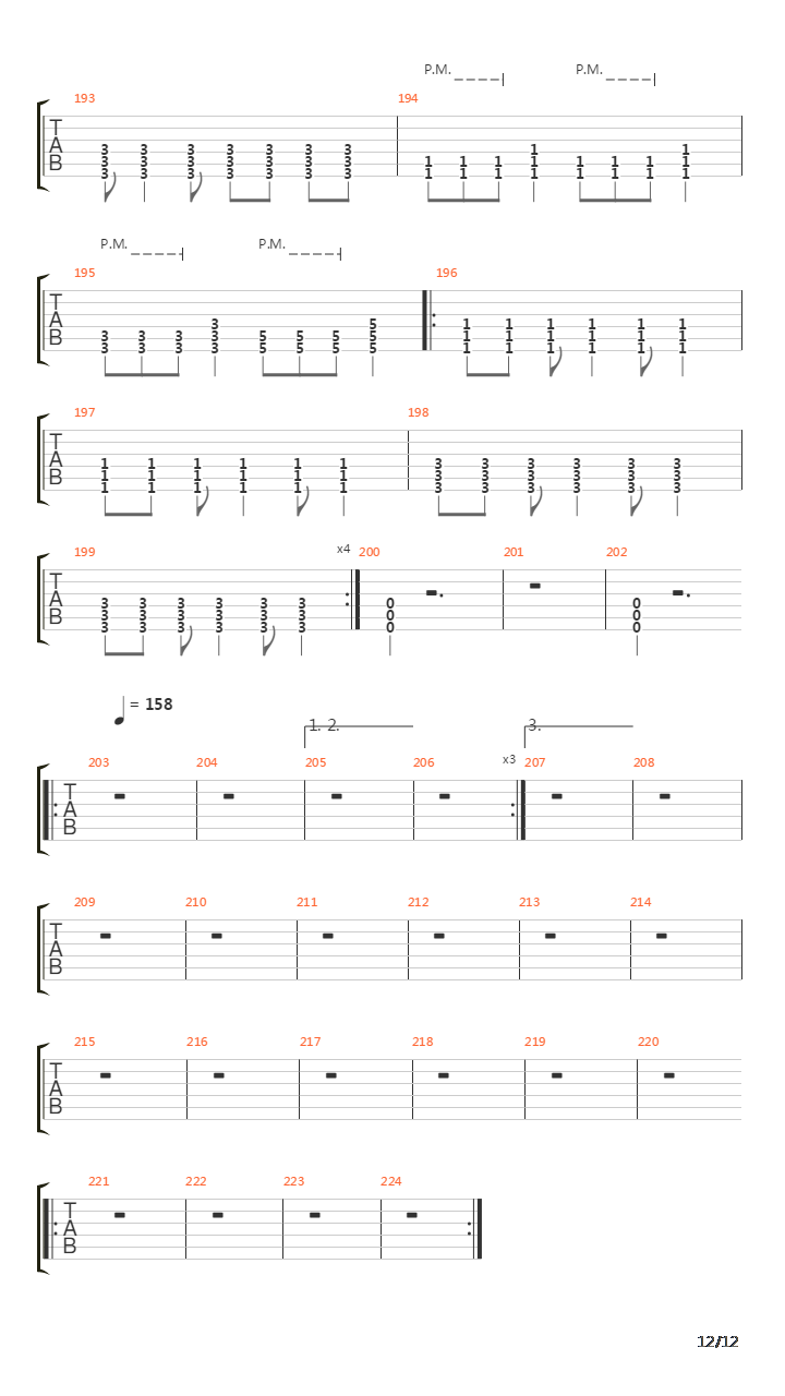 Cries Of The Past吉他谱