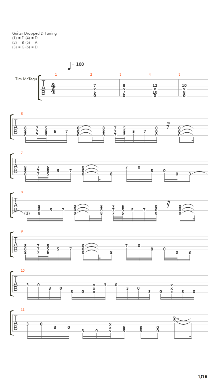 Returning Empty Handed吉他谱