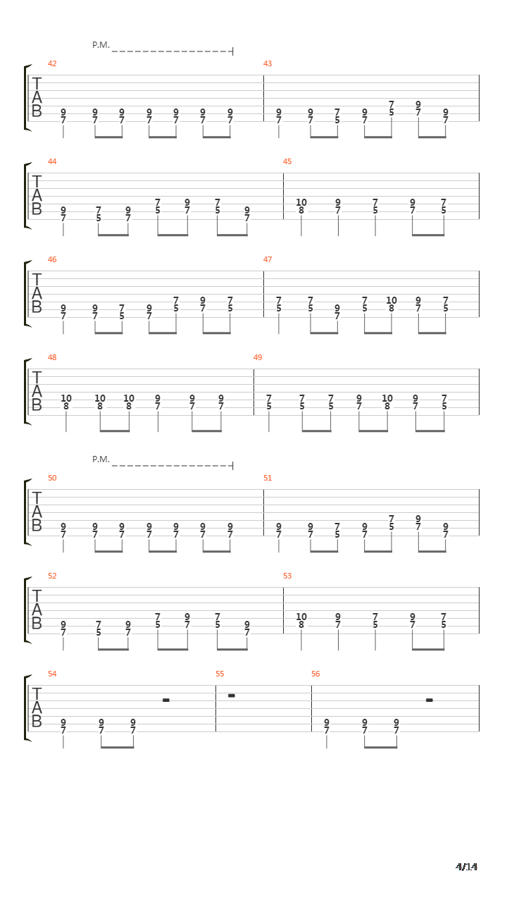 Chosen吉他谱