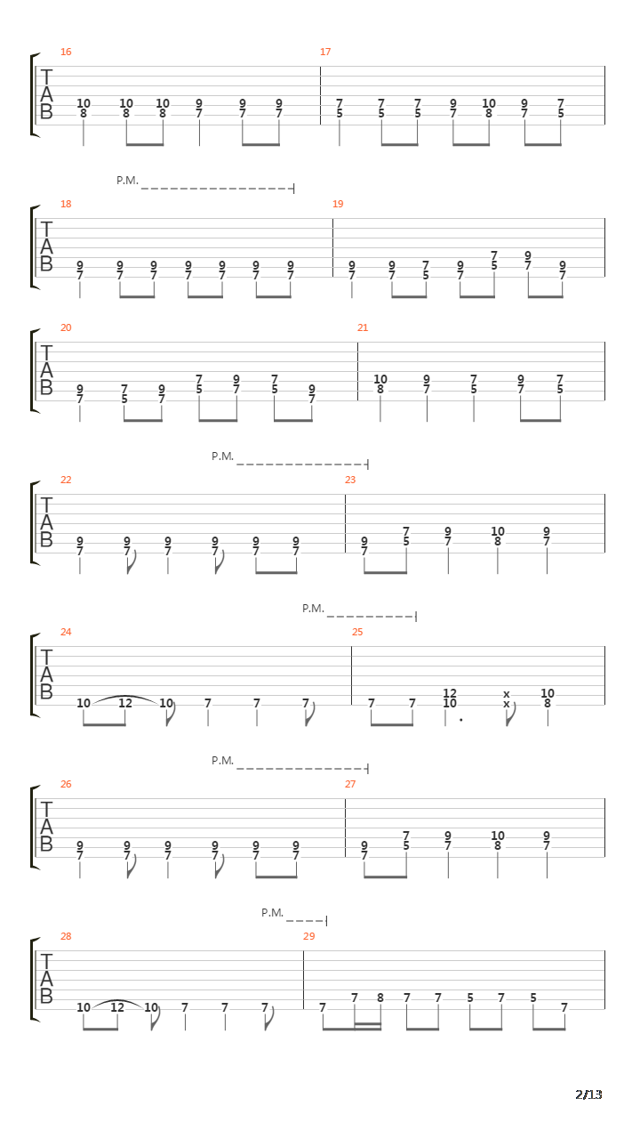 Chosen吉他谱