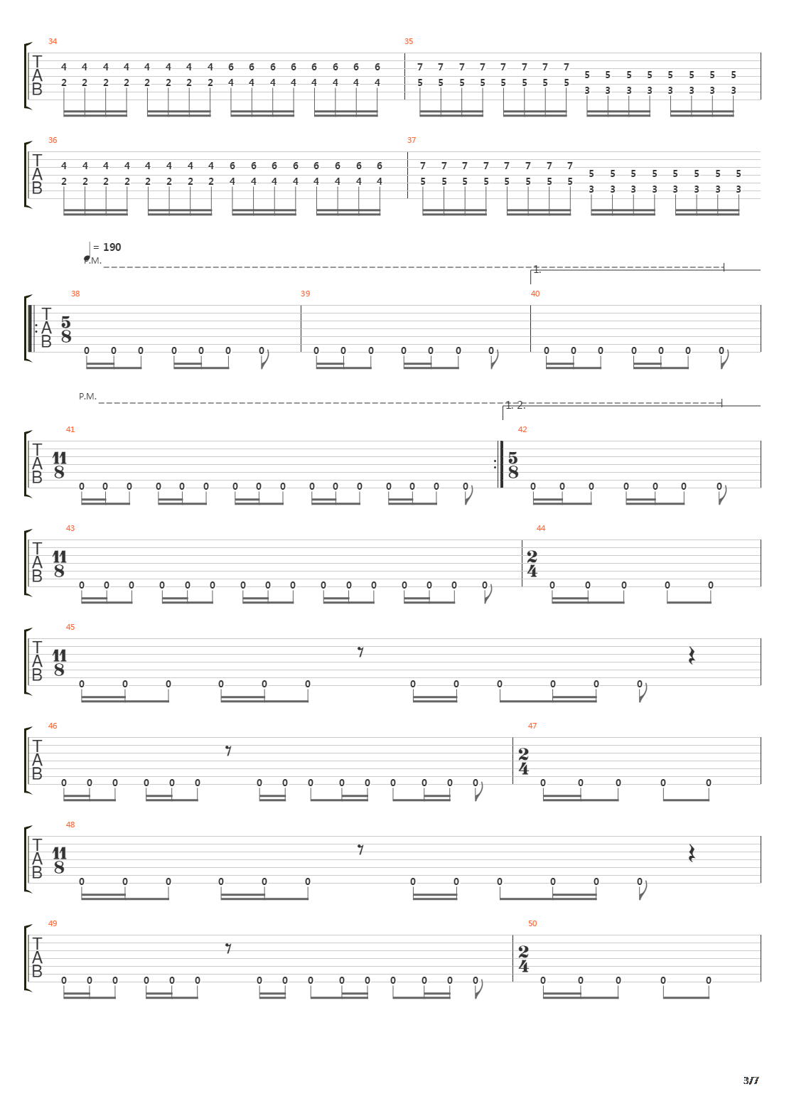 March Of The Mutes吉他谱