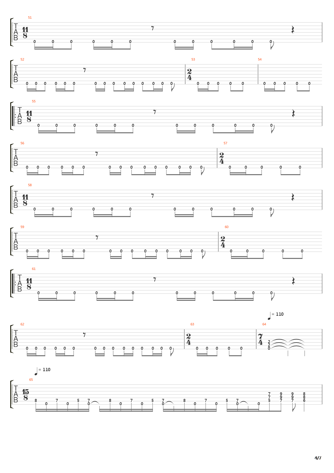 March Of The Mutes吉他谱