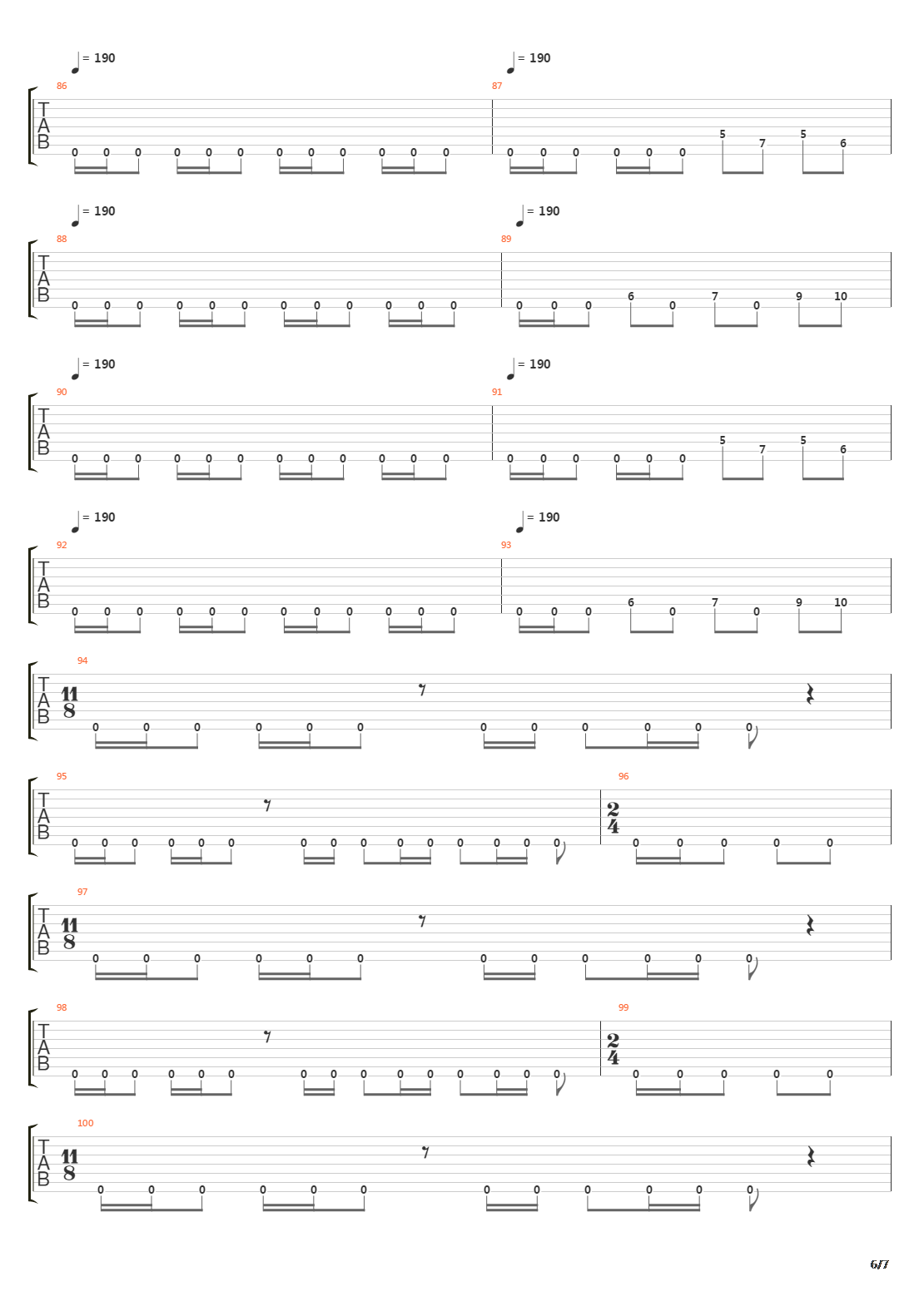 March Of The Mutes吉他谱