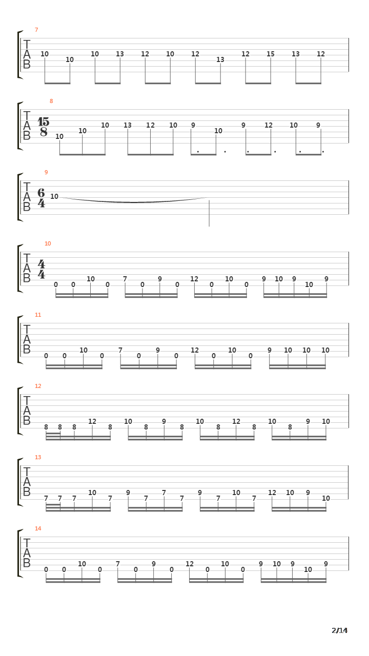 March Of The Mutes吉他谱