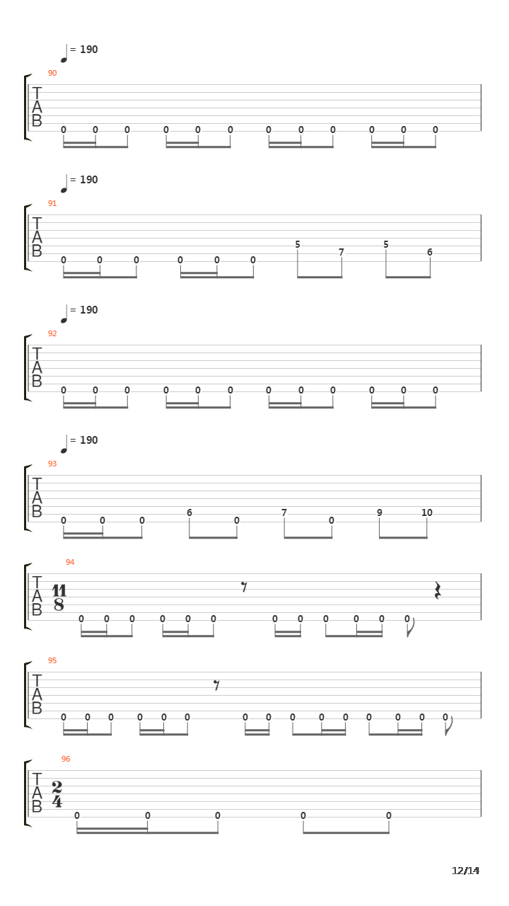 March Of The Mutes吉他谱