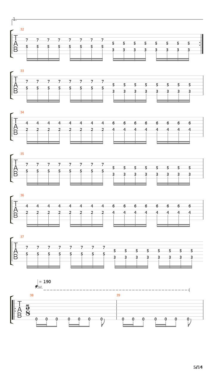 March Of The Mutes吉他谱