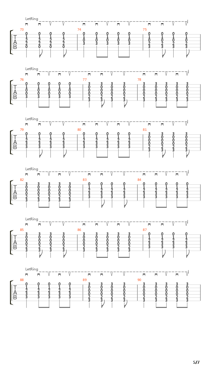 Tunnel吉他谱