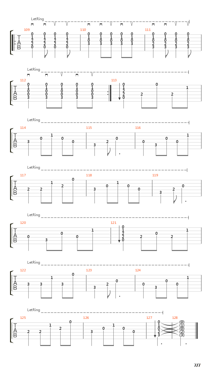 Tunnel吉他谱