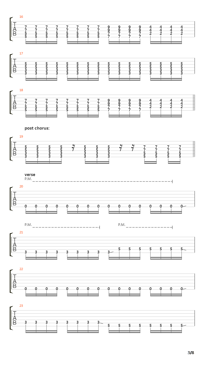 Fighting吉他谱