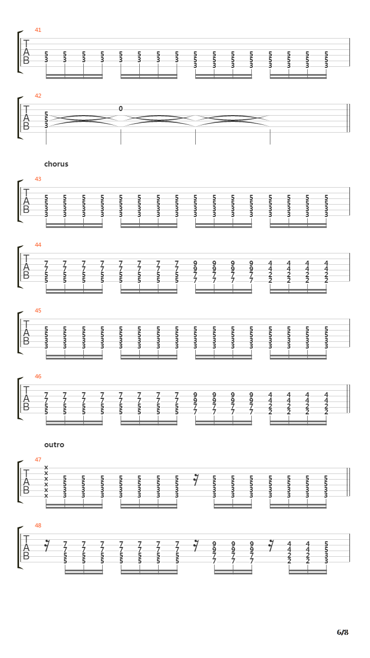 Fighting吉他谱