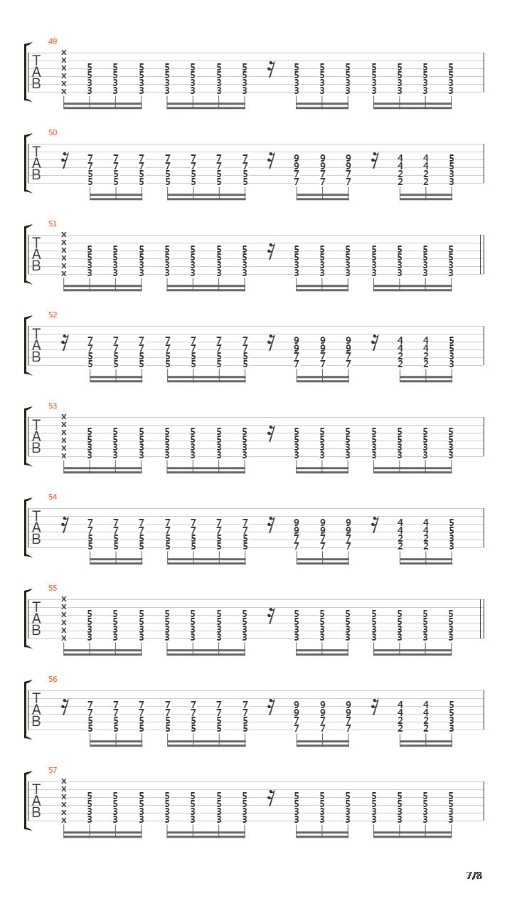 Fighting吉他谱