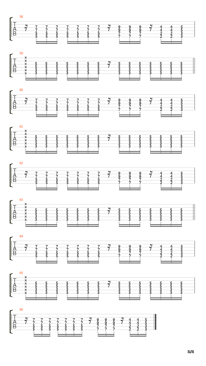 Fighting吉他谱