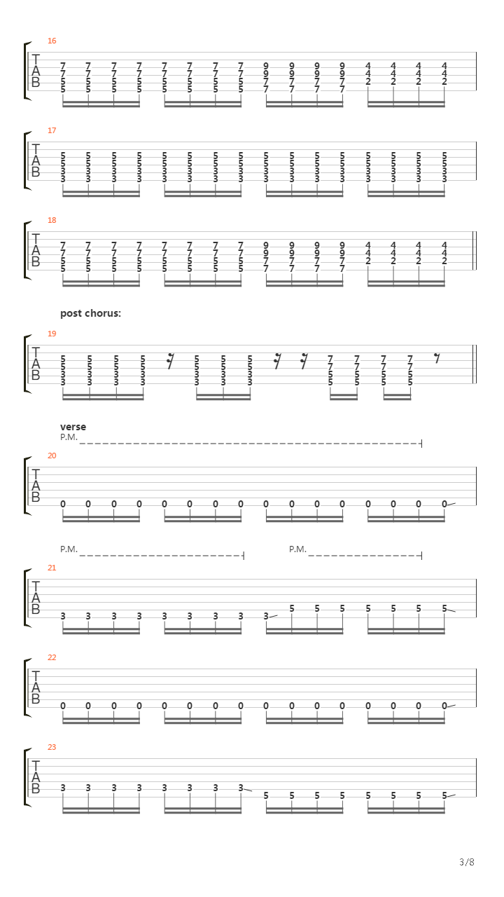 Fighting吉他谱