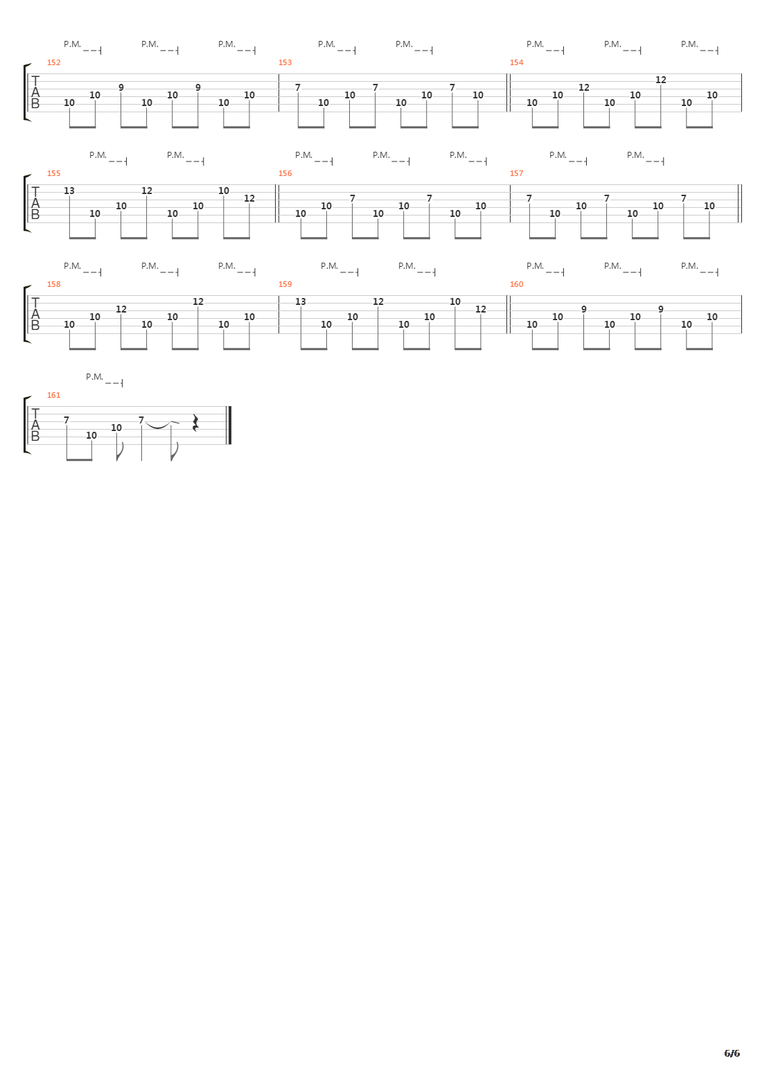 Five Becomes Four吉他谱