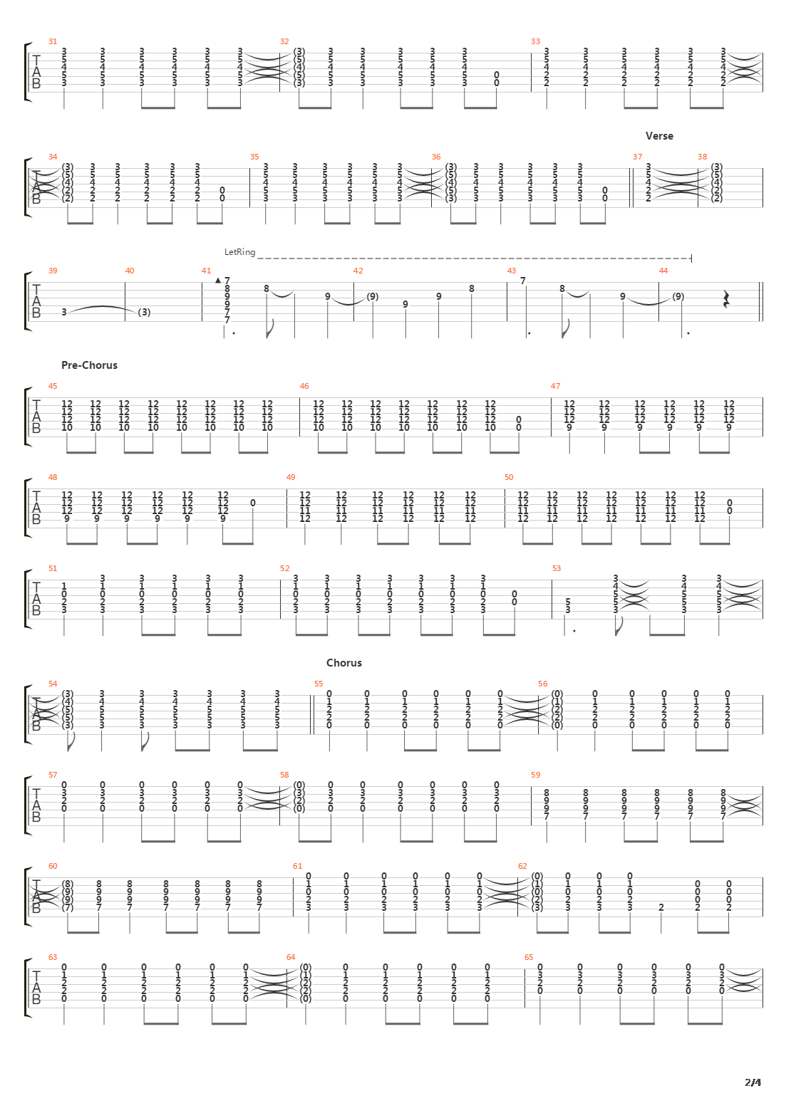 Grey吉他谱