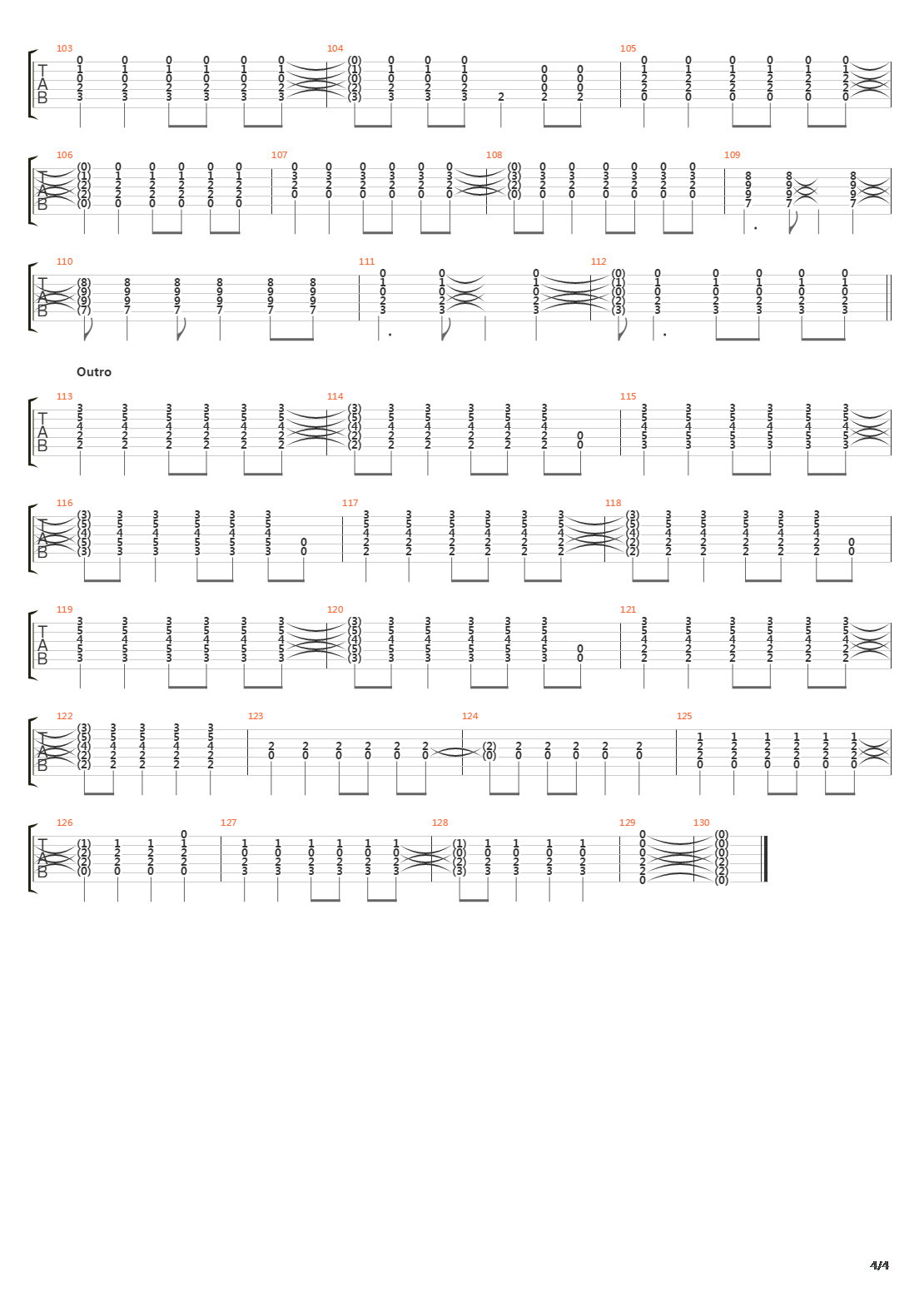 Grey吉他谱