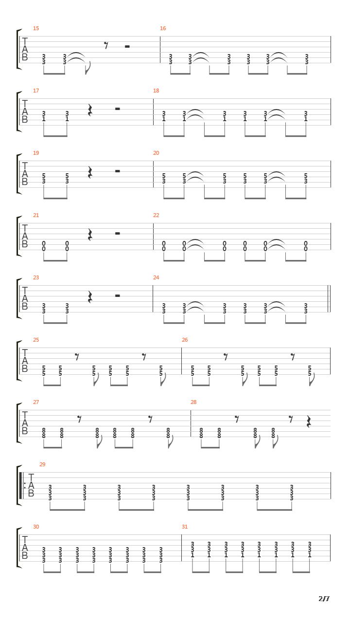 Soundtrack吉他谱