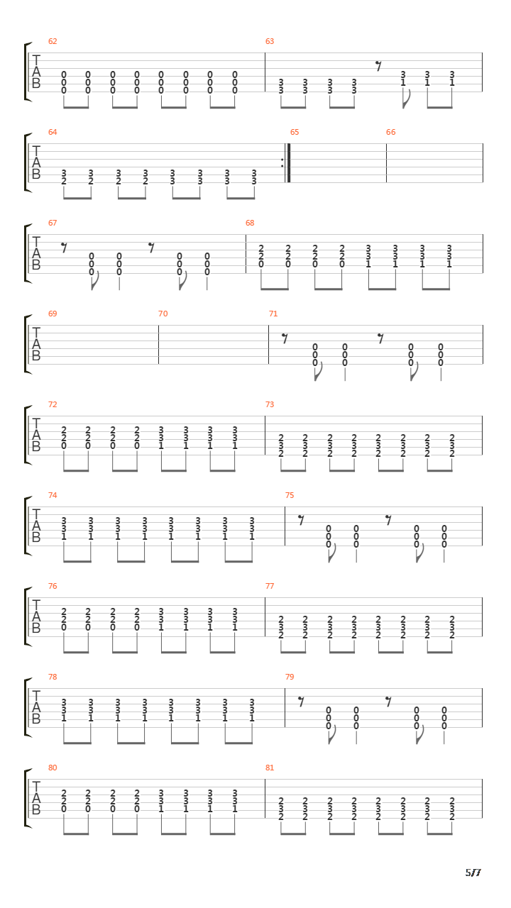 Soundtrack吉他谱