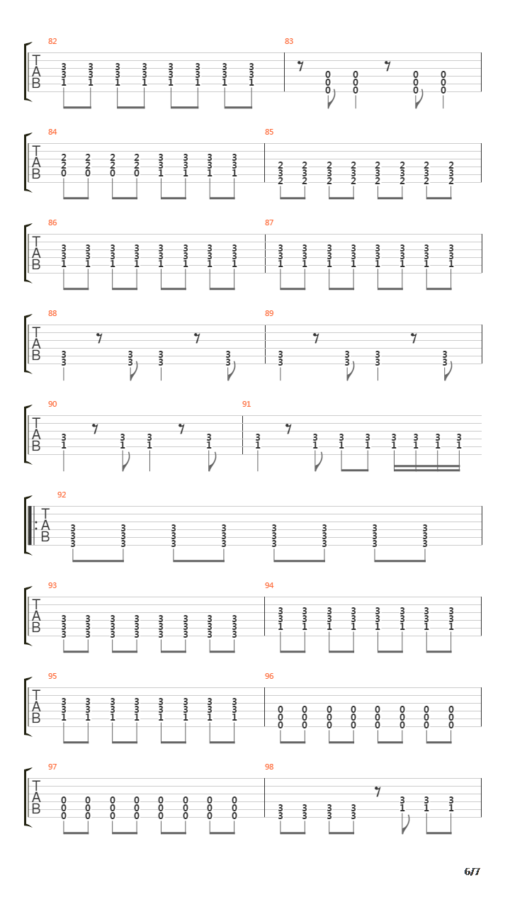 Soundtrack吉他谱