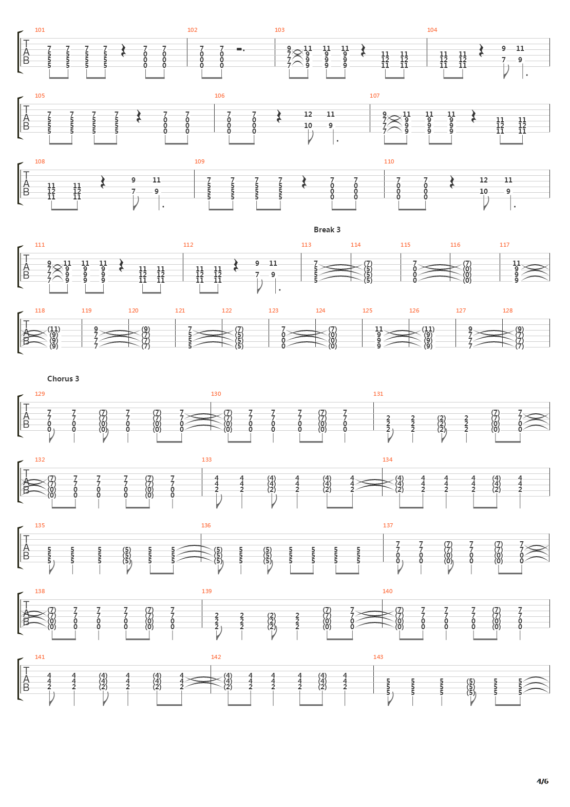 Southern Air吉他谱