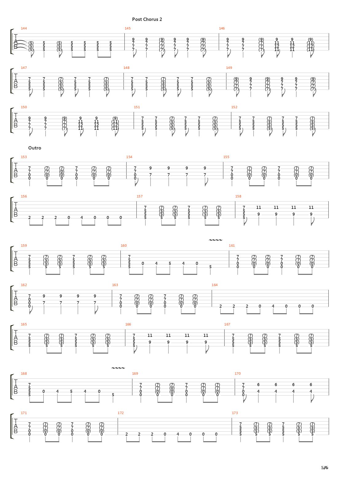 Southern Air吉他谱