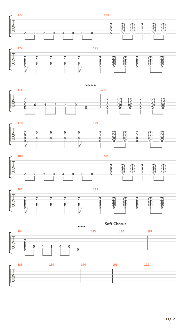 Southern Air吉他谱