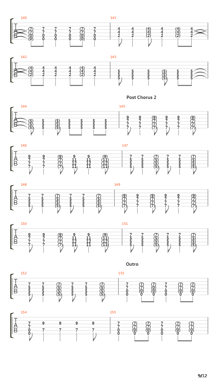 Southern Air吉他谱