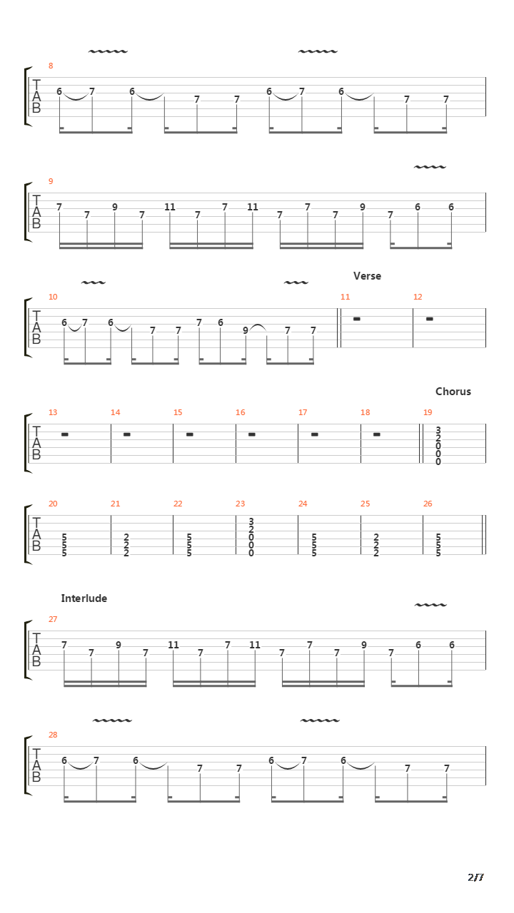 The Sound Of You And Me吉他谱