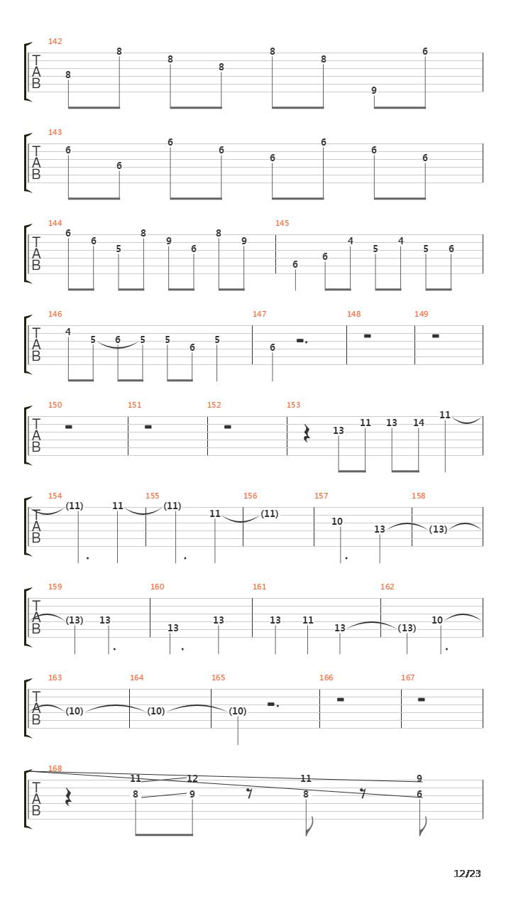 Heart Of The Sunrise吉他谱