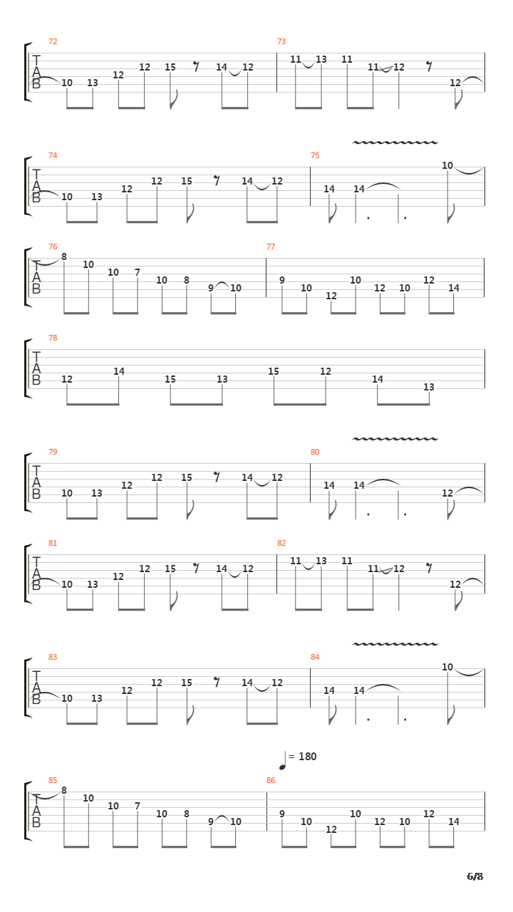 Long Distance Runaround吉他谱