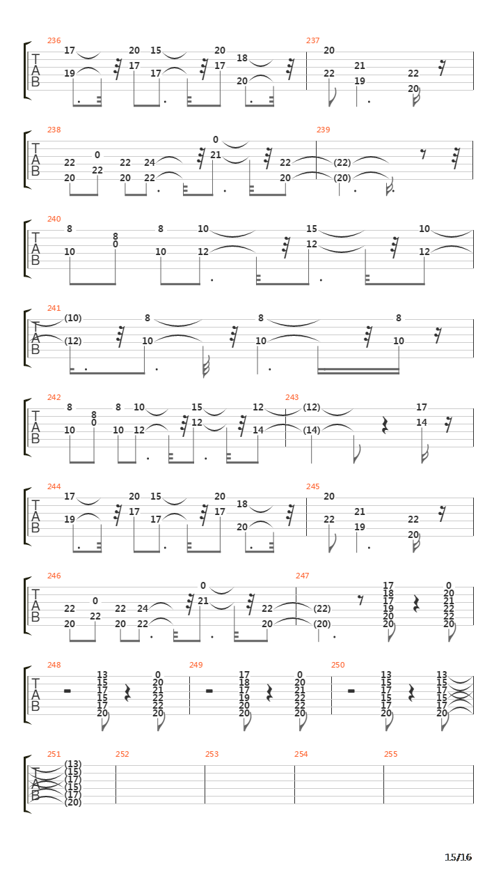 Order Of The Universe吉他谱