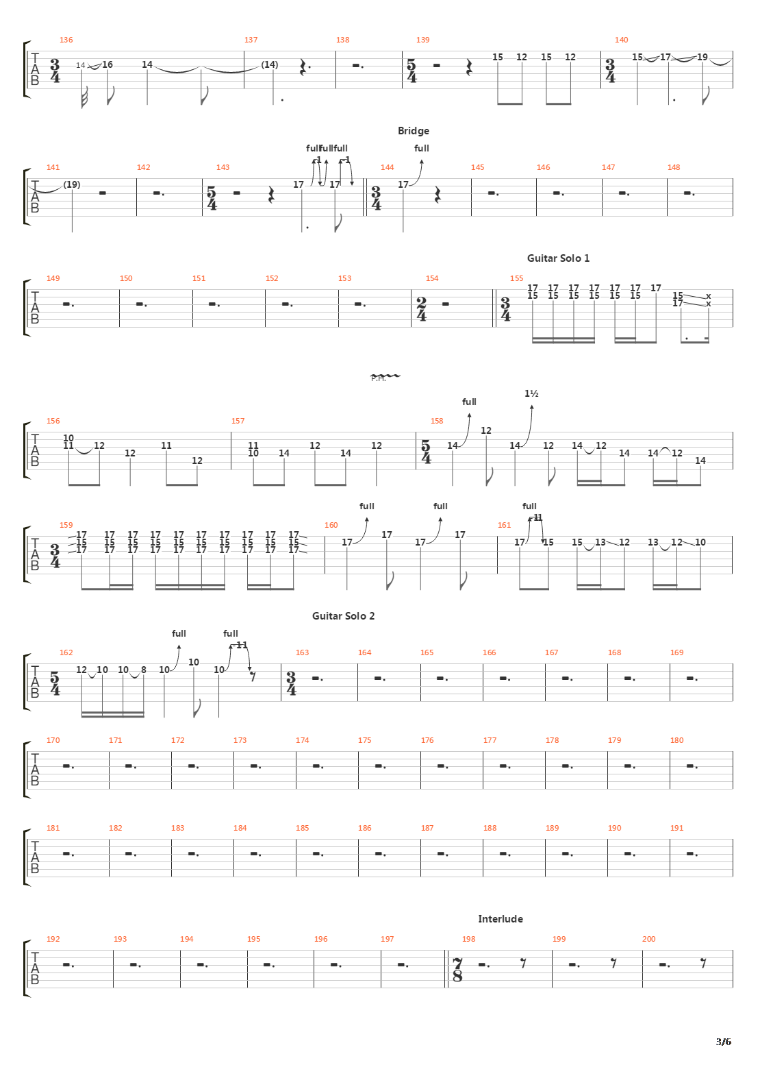 Perpetual Change吉他谱