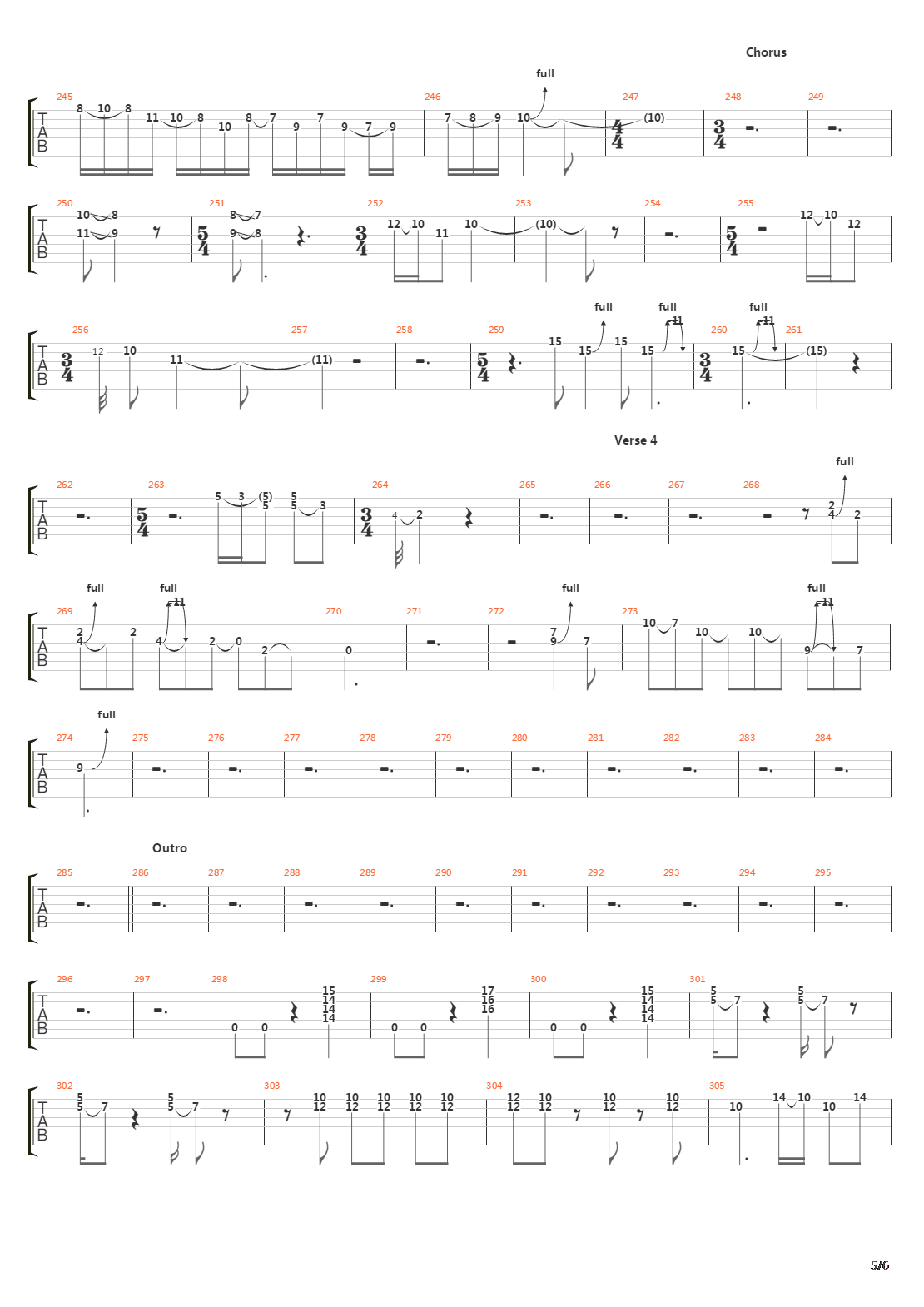 Perpetual Change吉他谱