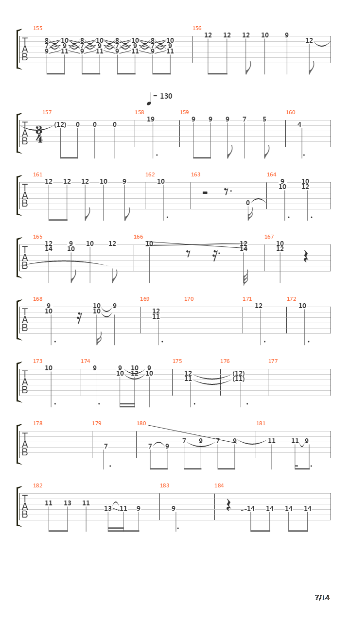 To Be Over吉他谱